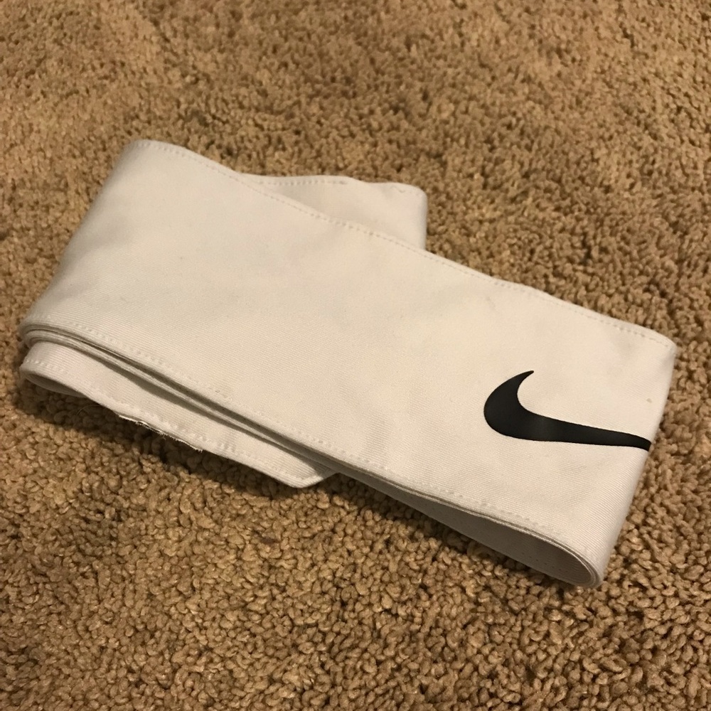 White Nike Headband
